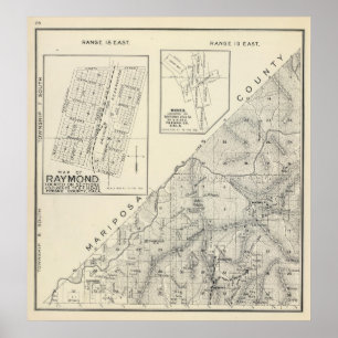 Póster El condado de Madera, California