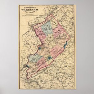 Póster El condado de Warren, NJ