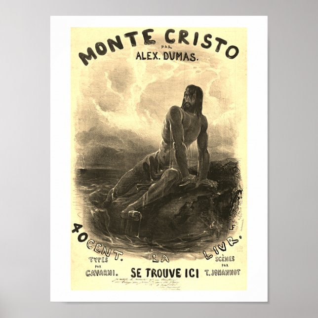 Póster El conde de Montecristo - añada (Frente)