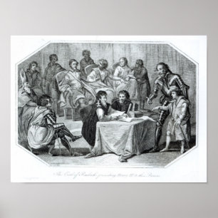 Póster El conde de Pembroke presentando a Enrique III