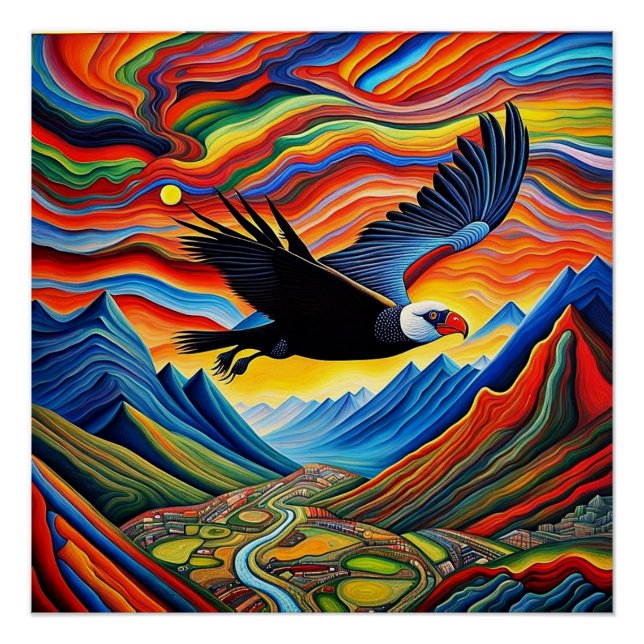 Póster El Cóndor en alza (Anverso)