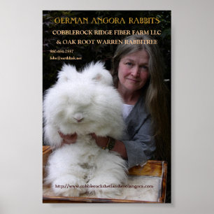 PÓSTER EL CONEJO ALEMÁN MAG. DEL ANGORA AÑADE