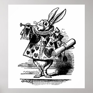 Póster El Conejo Blanco