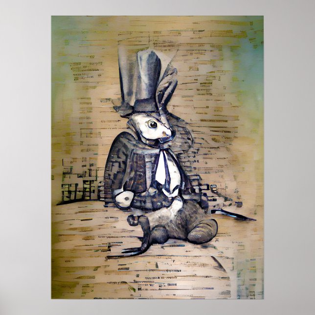 Póster El conejo de caballeros (Frente)