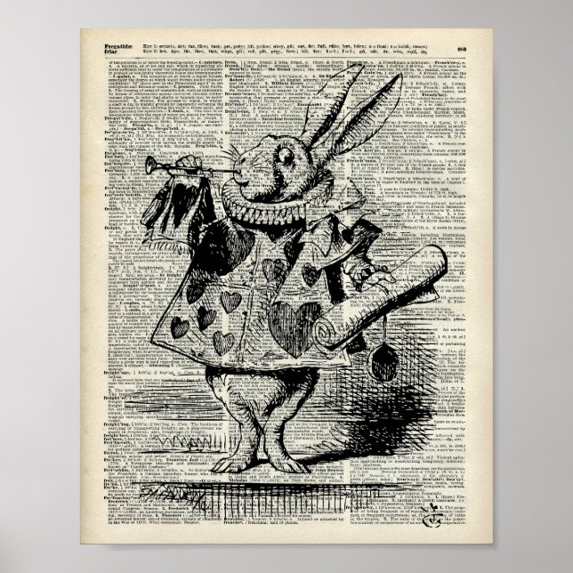 Póster El conejo de Whitte (Frente)
