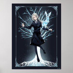 Póster El conejo Patronus de Luna Lovegood