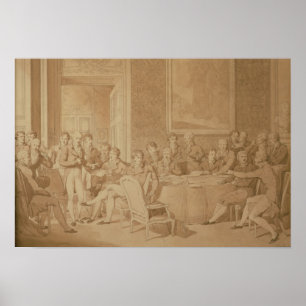 Póster El congreso de Viena, 1815
