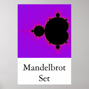 Póster El conjunto Mandelbrot (completo)