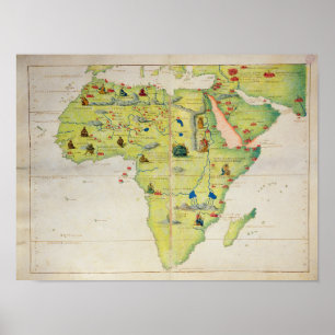 Póster El continente de África