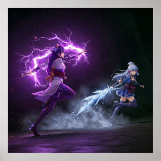 Póster El contraste de Genshin