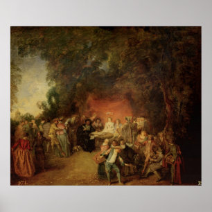 Póster El contrato de matrimonio, c.1712-13