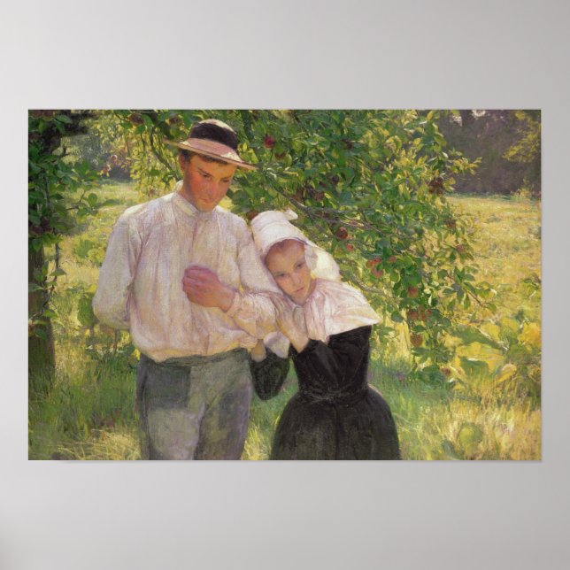 Póster El convaleciente, 1896 (Frente)