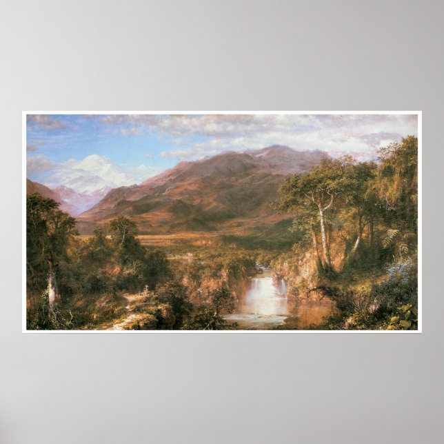 Póster El corazón de los Andes, 1859 (Frente)