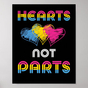 Póster El corazón del orgullo pansexual no es parte de la