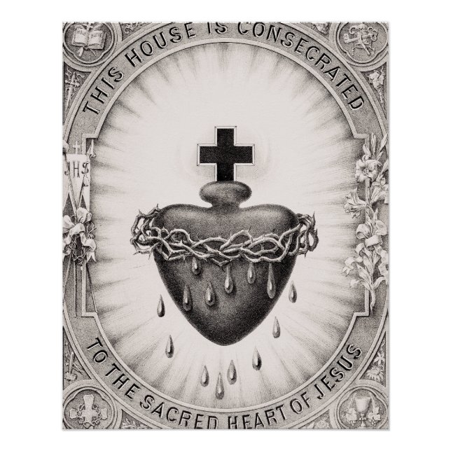 Póster El Corazón más sagrado de Jesucristo (Anverso)