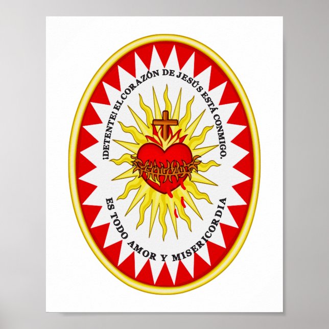 Póster El Corazón más sagrado de Jesús (Frente)