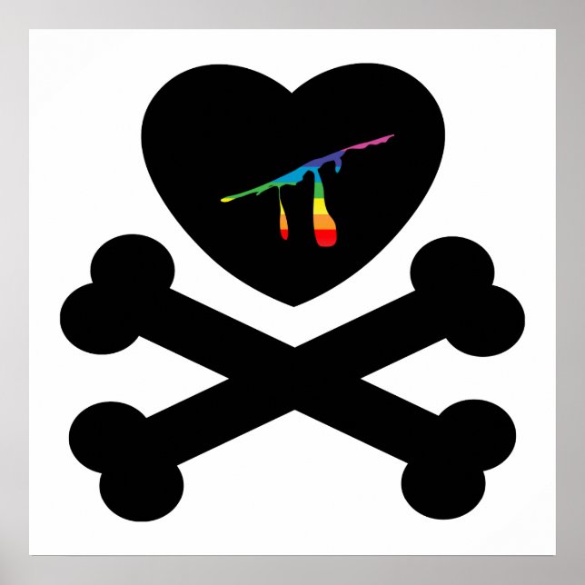 Póster el corazón y los huesos. (Frente)