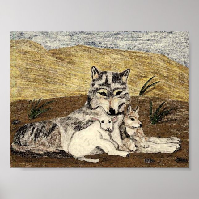 Póster El Cordero Se Abajo Con El Lobo (Frente)