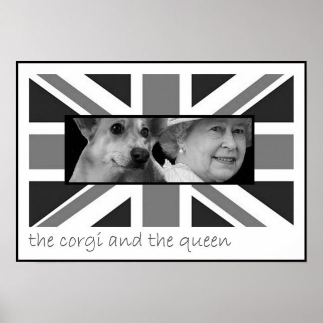 Póster El corgi y la reina (Frente)