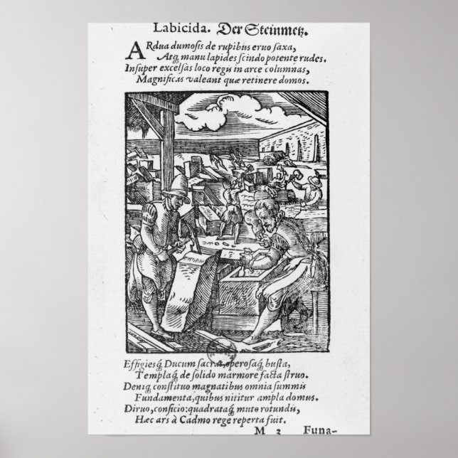 Póster El cortador de piedra (Frente)