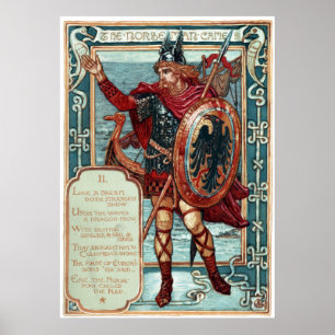 Póster El cortejo de Walter Crane Columbia