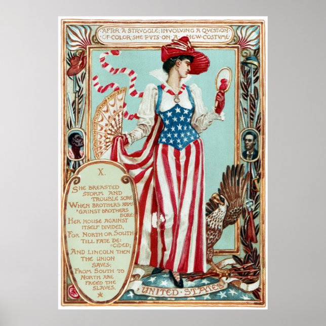 Póster El cortejo de Walter Crane Columbia Estados Unidos (Frente)