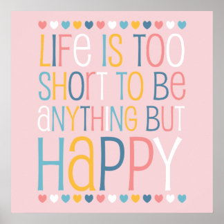 Póster El corto de la vida es feliz