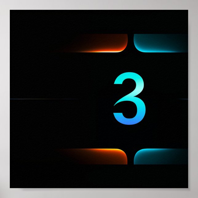 Póster El cósmico número 3 (Frente)