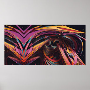 Póster El Cosmos dobló sólo dos veces - Ken Gage Art