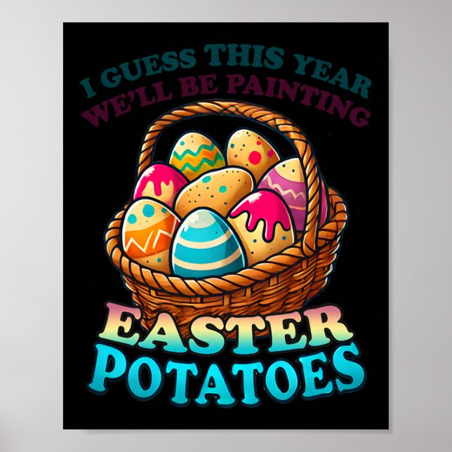 Póster El costo de los huevos este año estamos pintando p (Frente)