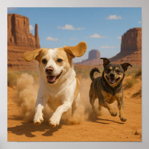 Póster "¡El Coyote te persigue!"