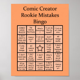 Póster El creador cómico Rookie confunde al Poster de Bin
