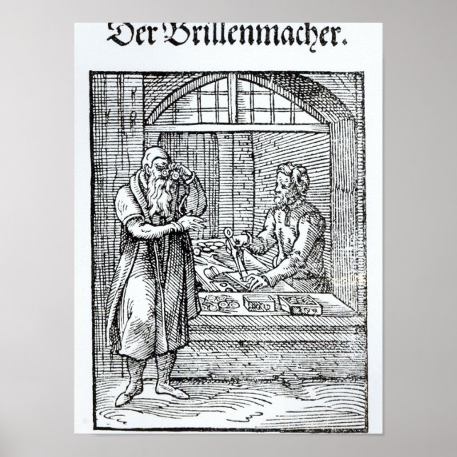 Póster El creador de lentes (Frente)