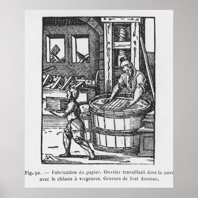 Póster El creador de papel (Frente)