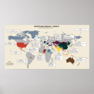 Póster El crecimiento en todo el mundo