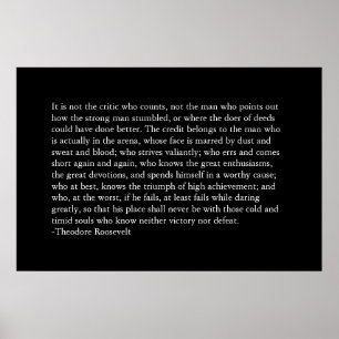 Póster El Crédito Pertenece al hombre en el ruedo.