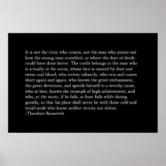 Póster El Crédito Pertenece al hombre en el ruedo.