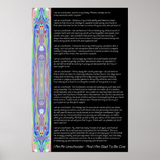 Póster El credo de los no escolares