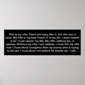 Póster El credo de Rifleman