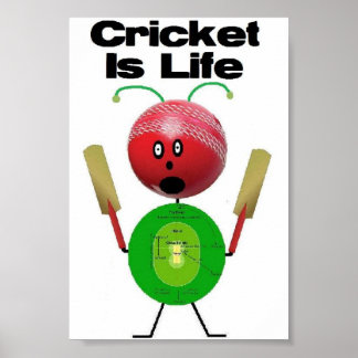 Póster El críquet es la vida
