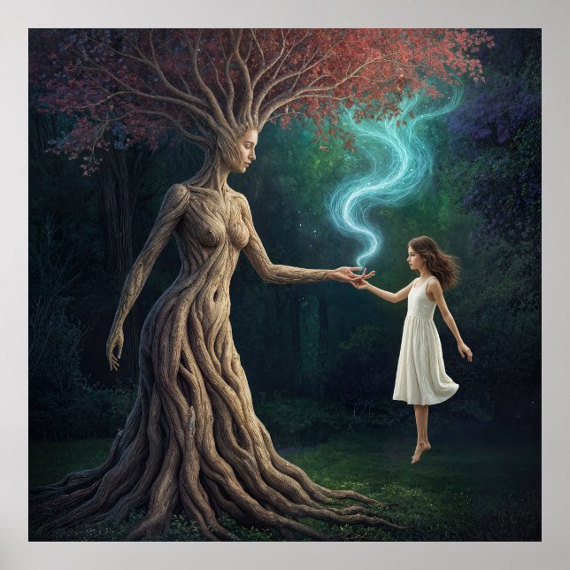Póster "El cruce del bosque de Eirene" – Una realidad sur (Frente)