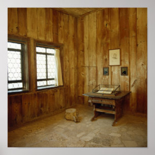 Póster El cuarto de Luther en el castillo de Wartburg