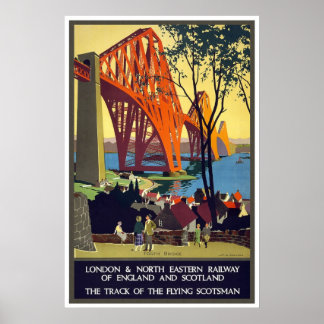 Póster El cuarto Poster de Viajes Vintage Bridge