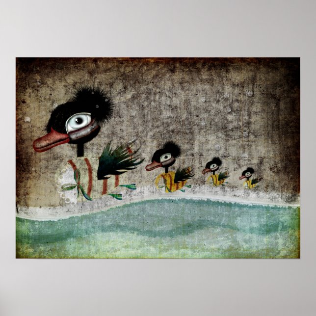 Póster El cuento de hadas del patito feo (Frente)