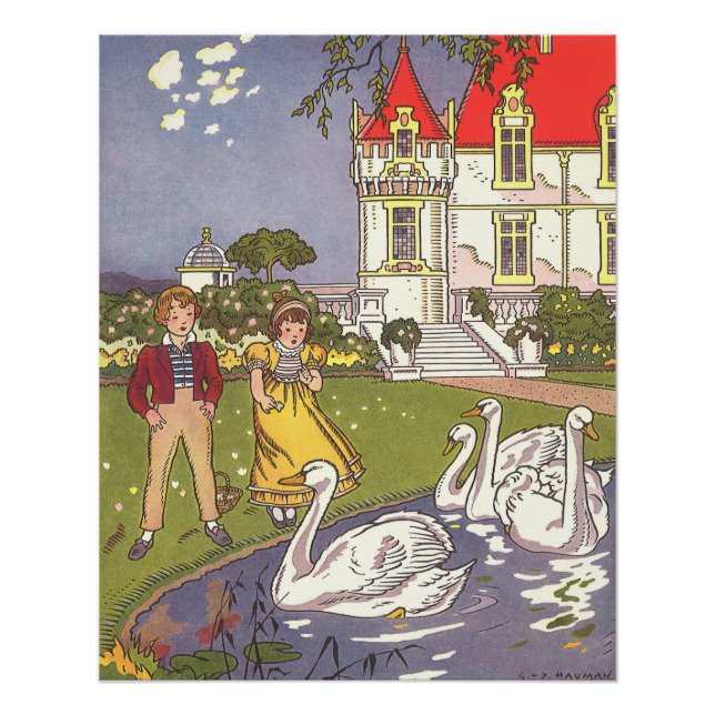 Póster El cuento de hadas vagamente atractivas y antiguas (Anverso)