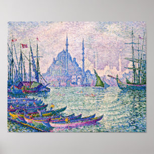 Póster El Cuerno de Oro, los minaretes   Paul Signac  