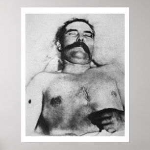 Póster El cuerpo de John Wesley Hardin (1853-95) después