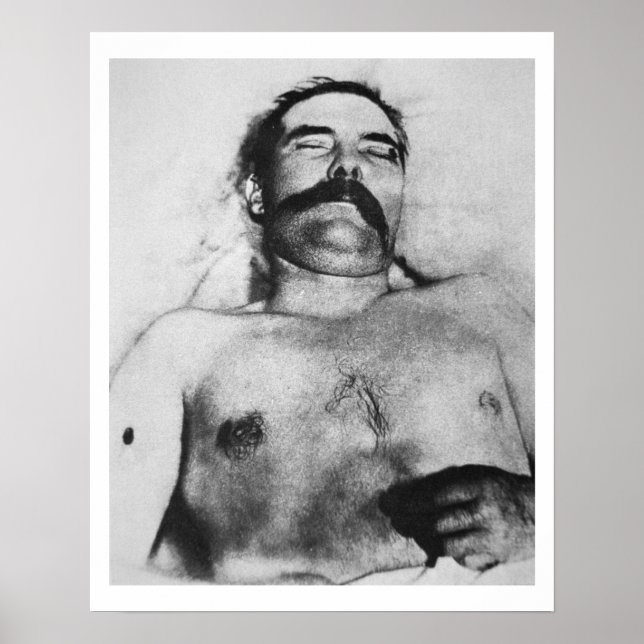 Póster El cuerpo de John Wesley Hardin (1853-95) después  (Frente)