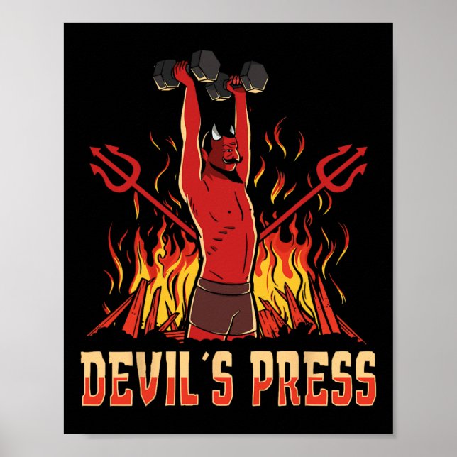 Póster El cuerpo de prensa de Satan Devil (Frente)