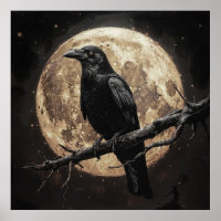 el cuervo y la luna